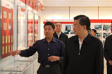 福建省委常委、省紀(jì)委書記倪岳峰調(diào)研虹潤(rùn)公司